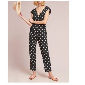 Corey Lynn Calter Wrapped Jumpsuit Polka Dot